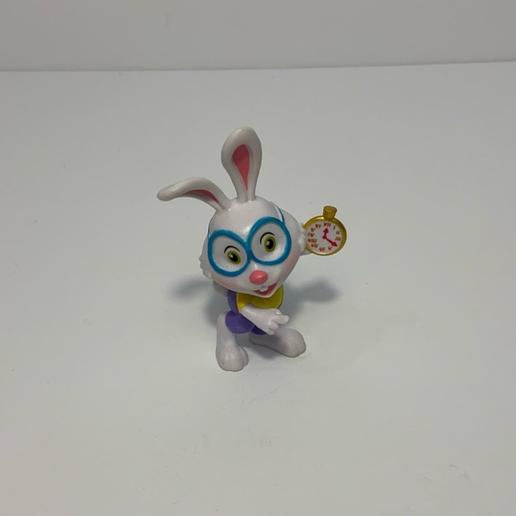 Disney Junior Alice's Wonderland Bakery & Friends Fergie The White Rabbit Figure - Picture 1 of 6